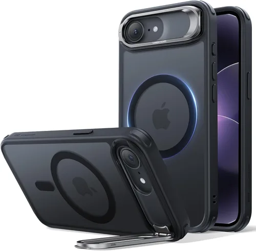 Miniatura 11 de ESR Funda para iPhone 14 Pro Max, Compatible con MagSafe, Funda Transparente para Teléfono con Soporte Stash Integrado para iPhone 14 Pro Max