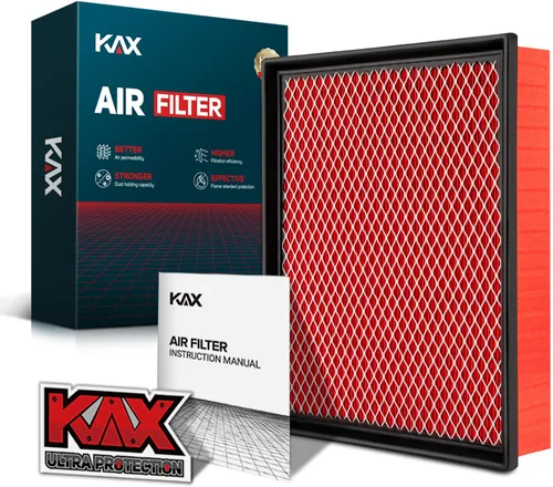 Miniatura 32 de KAX Filtro de Aire del Motor Premium, GAF080 (CA12260) Repuesto para Chevrolet Equinox 2018 2019 2020 2021 2022 2023, GMC Terrain 2018-2023, Medios