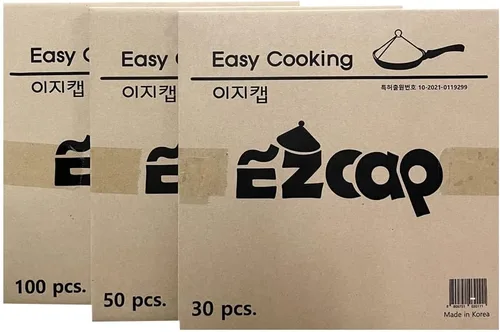 Miniatura 8 de Easy Cap - Tapas de papel desechables para sartenes, protector de salpicaduras de aceite, cubierta antigrasa, ajuste universal para prueba