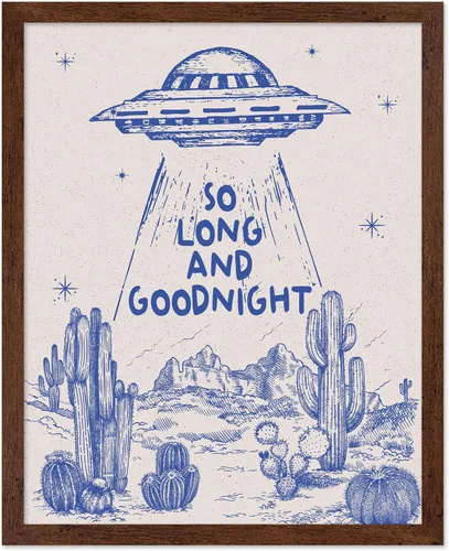 Miniatura 32 de Poster Master Póster de You've Yeed Your Last Haw, estampado retro de vaquero azul, arte occidental, arte moderno, arte del salvaje oeste, regalo