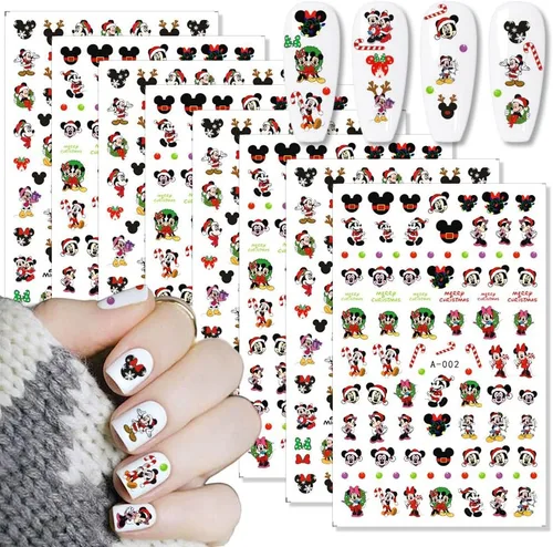 Miniatura 10 de Calcomanías de arte de uñas de San Valentín, calcomanías autoadhesivas 3D, diseño de corazón romántico, diseño de corazón romántico, calcomanías