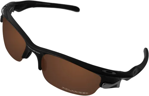 Miniatura 2 de BroLizard 2.0mm Thick Polarized Lens Replacement for Oakley Fast Jacket OO9097 Sunglasses - Earth Brown Polarized Lenses