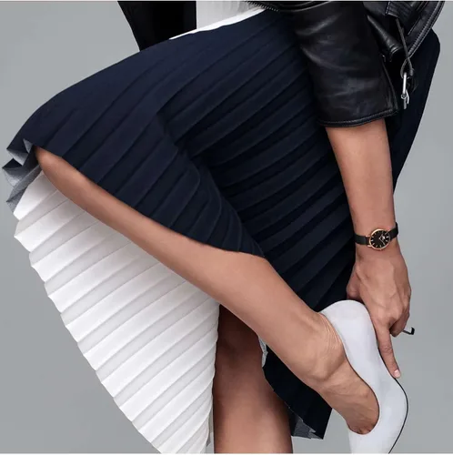 Miniatura 2 de Daniel Wellington Reloj Petite Ashfield, pulsera de malla negra mate