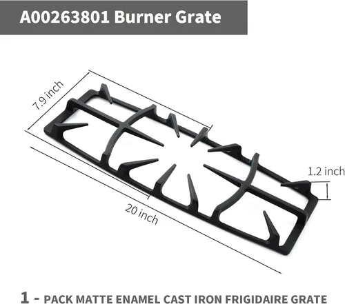Miniatura 3 de A00263801 Piezas de repuesto de rejilla de quemador para piezas de estufa Kenmore, piezas de estufa Frigidaire, rejilla de estufa AP6036421 Rejilla