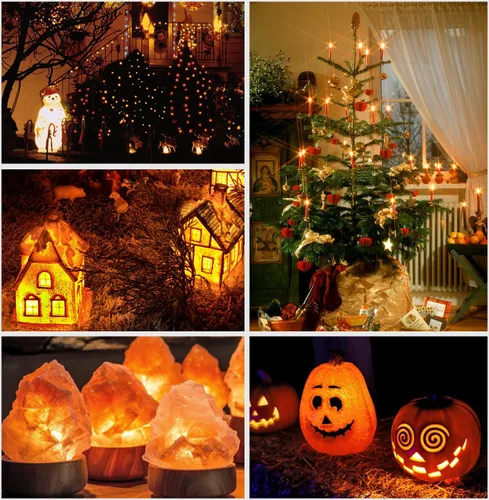 Miniatura 7 de Paquete de 25 bombillas LED C7 de luz nocturna, bombillas LED C7 de repuesto para cadena de luces de Navidad, 0.6 vatios equivalentes a 7 vatios, C7
