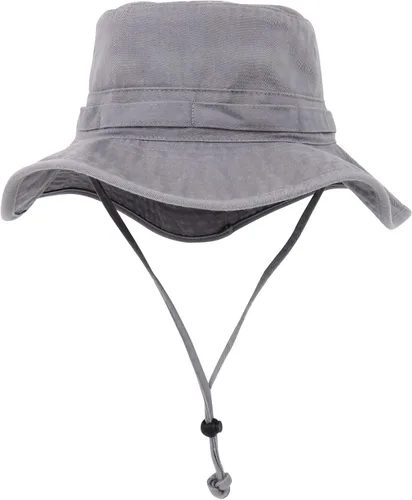 Miniatura 18 de Sombrero de pescador de ala ancha con protección UV, sombrero Boonie, sombreros de pesca, senderismo, safari, sombreros al aire libre para hombres