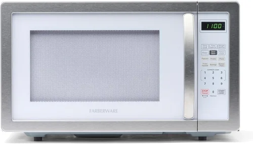 Miniatura 12 de Farberware - Horno microondas de encimera de 1.3 pies cúbicos – 1000 vatios de potencia, configuraciones de cocción automática, descongelación