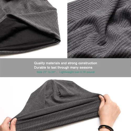 Miniatura 4 de SD SHADOW DOMAIN Gorro moderno y elegante de tela de punto de calidad, transpirabilidad y elasticidad