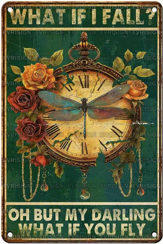 Miniatura 28 de Letreros vintage de lata de pollo para Coop Retro Garden Letrero de metal Granja Jardinería Girl Poster I Just Want To Work In My Garden And Hang