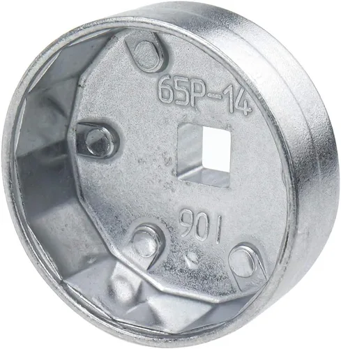 Miniatura 3 de Llave para tapa del filtro de aceite de 65 mm de diámetro interior en aleación de aluminio, 14 flautas
