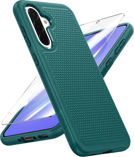 Miniatura 145 de FNTCASE Funda para teléfono Galaxy A14-5G: protección contra caídas de grado militar Samsung A14 5G, probada contra caídas de 14 pies, protector