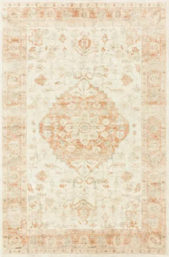 Miniatura 4 de Loloi II Rosette Beige/Multi 2'-2" x 3'-8" Alfombra decorativa
