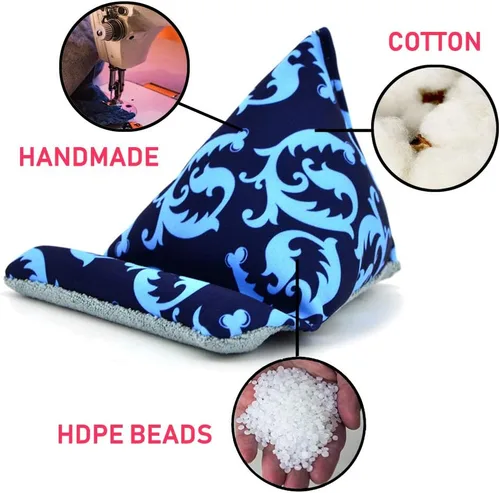 Miniatura 3 de Soporte de teléfono para escritorio, soporte de almohada para teléfono para iPhone 15 16 Pro, soportes de teléfono de tela hechos a mano tipo bean