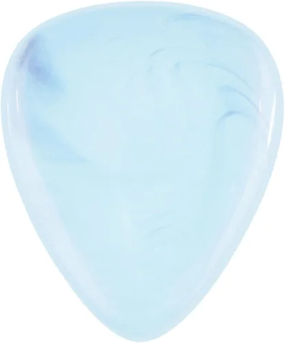 Miniatura 11 de Púa de guitarra o bajo de Obsidiana de Caoba en vidrio volcánico - 3.0 mm de calibre ultra pesado - Forma 351 - Púa exótica artesanal de gema
