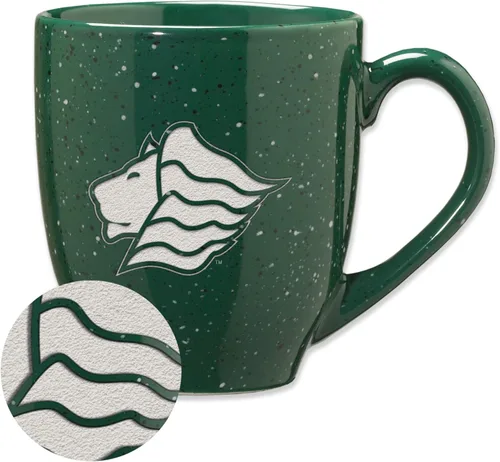 Miniatura 430 de Rico Industries NCAA Virginia Tech Hokies Maroon - Taza de café de cerámica grabada con láser, color del equipo, 16 onzas