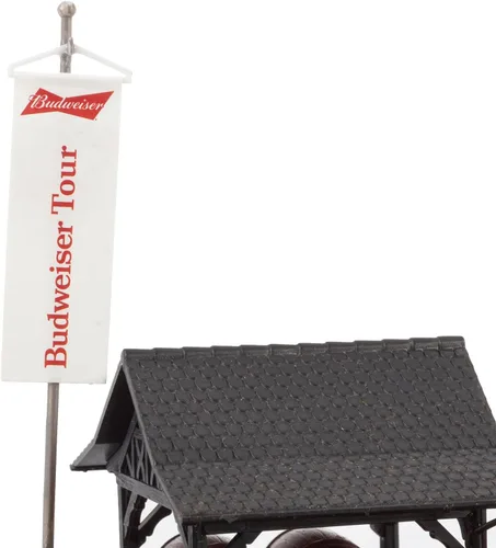 Miniatura 13 de Lionel Anheuser-Busch Biergarten HO Gauge Kit de construcción de tren