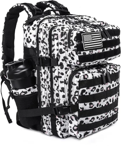 Miniatura 32 de LHI Mochila Militar Táctica para Hombres y Mujeres 25L/35L Mochila de Asalto del Ejército Bolsa Mochila Pequeña con Portabotellas