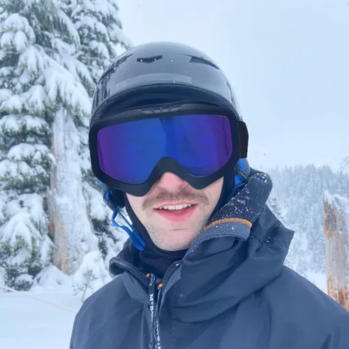 Miniatura 2 de SKYWAY OTG SS6001 - Gafas de esquí y snowboard para hombres y mujeres, motos de nieve, esquí, patinaje