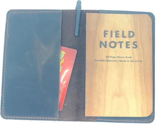Miniatura 6 de JJNUSA Moleskine Cahier - Funda de piel envejecida para cuaderno de chequera, tamaño de bolsillo, 3.5 x 5.5 pulgadas, bloc de notas recargable