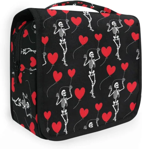 Miniatura 20 de MNSRUU Hanging Toiletry Bag Goth Bats Moons and Stars Travel Makeup bag for Toiletries Portable Travel Toiletry Organizer Cosmetic Bags with Hanging