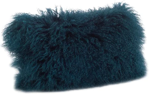 Miniatura 28 de Saro Lifestyle Almohada de piel de cordero mongol rellena de poliéster Gris