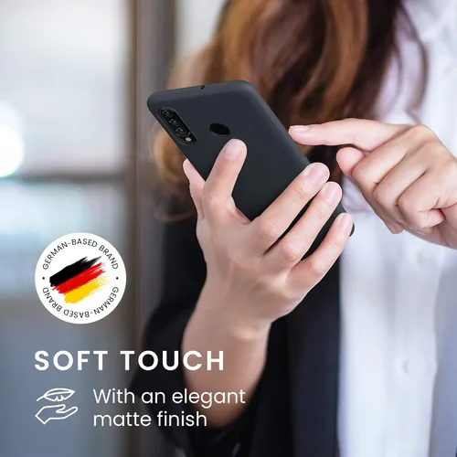 Miniatura 4 de kwmobile Funda compatible con Huawei P30 Lite - Funda protectora de silicona TPU suave y delgada - Arándano