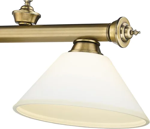 Miniatura 6 de Z-Lite 2306-3MB-AMO14 - Colgante de billar Cordon, 3 luces, 180 vatios totales, negro mate