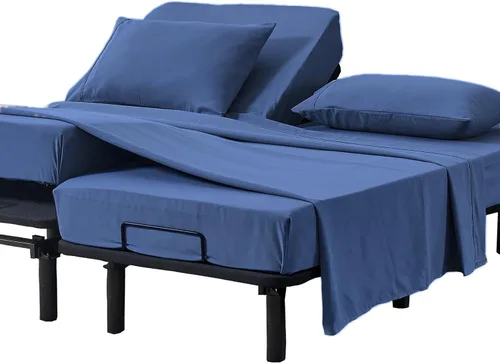Miniatura 28 de Kingnex Sábanas de sofá cama individual para sofá cama extraíble de 36 x 72 pulgadas, microfibra suave de doble cepillado 1800, 3 piezas incluyen 1