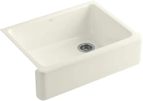 Miniatura 20 de KOHLER Whitehaven® K-6427-42 - Fregadero de cocina empotrado de 35-3/4 pulgadas, autorecortable, Smart Divide, Grande/Mediano con Delantal alto