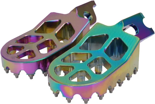 Miniatura 6 de JFG RACING Estriberas para Moto de Cross Estriberas de Motocicleta Pedales de Apoyo CNC Para CRF150R 07-23 CRF250R 04-23 CRF450R 02-23 CRF250L 12-21