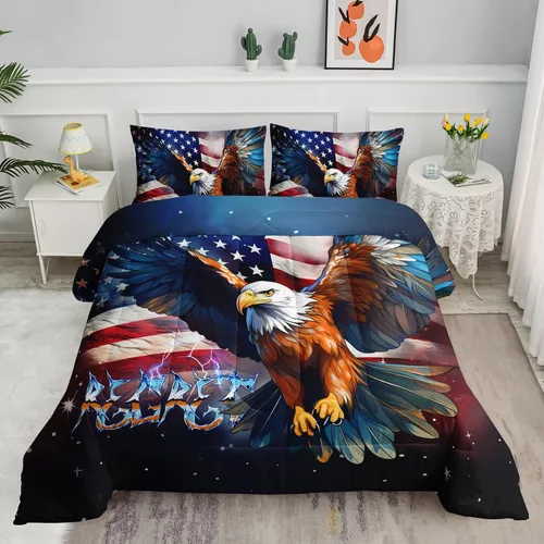 Miniatura 27 de Axolotl Juego de edredón de tigre individual para niños, juego de ropa de cama de animales salvajes para hombres, juego de edredón de mandala