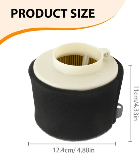 Miniatura 2 de Hoypeyfiy Filtro de aire de reemplazo para Kawasaki Mule 500 520 550 600 610 2500 2510 2520 Reemplaza #11029-1004