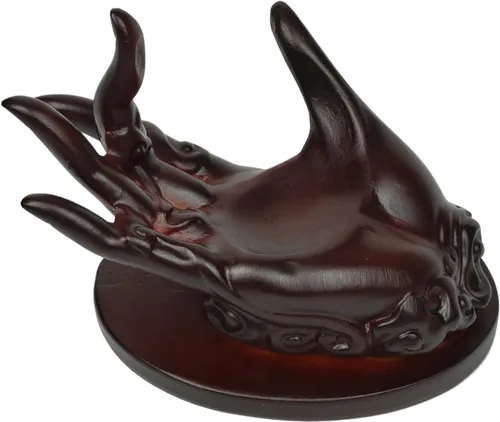 Miniatura 14 de Soporte Grande para Bola de Cristal de Gatos Bastet, Diseño Esférico, para Decoración Natural de Feng Shui, Base de Estatua de Bola de Vidrio