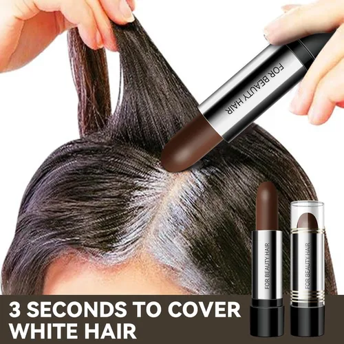 Miniatura 6 de Bolígrafo desechable de tinte para el cabello, negro/marrón oscuro/café, larga duración, rápida tinción, lavable, cubierta de alta saturación