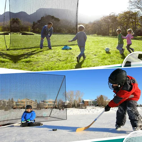 Miniatura 5 de Red de golf para conducción en el patio trasero al aire libre e interior, red deportiva de 10 x 10 pies/15 pies/20 pies/20 pies/25 pies/15 pies x 15
