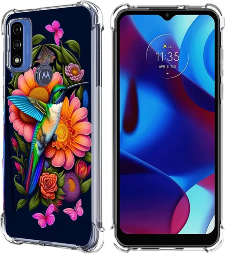 Miniatura 34 de Funda para Moto G Pure/Moto G Power 2022/Moto G Play 2023, Mandala Flower Space Drop Protección a prueba de golpes Carcasa protectora de cuerpo