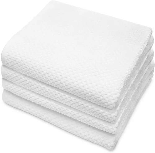 Miniatura 18 de COTTON CRAFT Sábanas de Baño con Tejido de Gofre - Juego de 2 Sábanas de Baño de Lujo Estilo Spa Europeo con Tejido de Gofre - Sábana de Baño de Gris