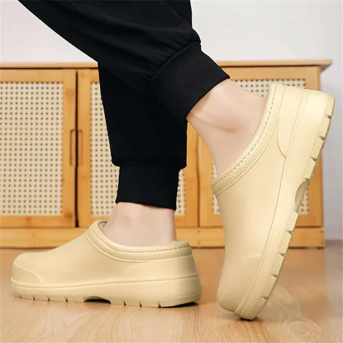 Miniatura 3 de Zapatos de chef cálidos para hombres y mujeres, antideslizantes, impermeables, zapatos de trabajo para hombre, cómodos zapatos de enfermería