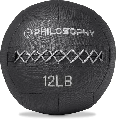 Miniatura 9 de Philosophy Gym Bola medicinal con peso de carcasa suave con agarre antideslizante