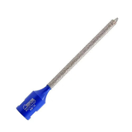 Miniatura 7 de SHDIATOOL Broca de mortero de diamante de 5/16 pulgadas x 1 pulgada para mortero viejo soplado ladrillos dañados o eliminación de piedra natural