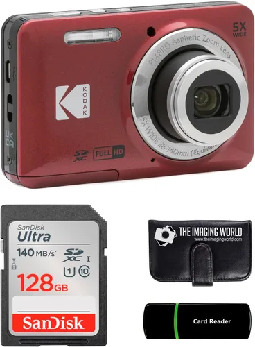 Miniatura 10 de Kodak PIXPRO FZ55 - Cámara digital de 16 MP, color negro, con zoom óptico 5X, gran angular de 28 mm, video Full HD 1080P, pantalla LCD de 2.7
