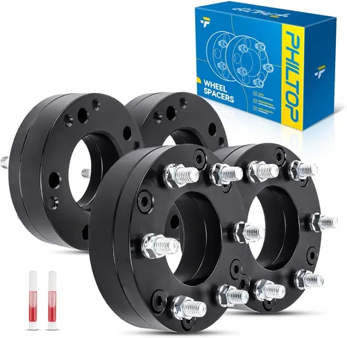 Miniatura 97 de PHILTOP Espaciador de rueda de 4 x 4 de 2 pulgadas, espaciadores de rueda centrados en las lengüetas para Polaris Trail Boss 330 2003-2013, Trail