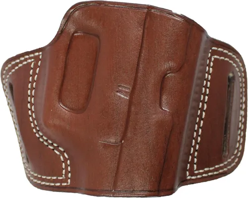 Miniatura 29 de YT HOBBY Funda para pistola de cuero hecha a mano con deslizamiento rápido en la cintura OWB Marrón - mano derecha
