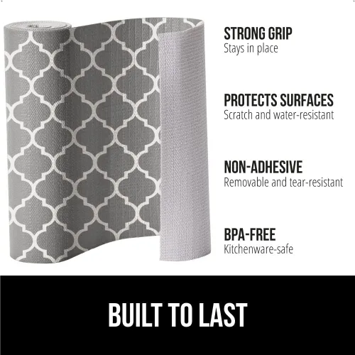 Miniatura 2 de GORILLA GRIP DripGuard - Forro para estantes antideslizante, protector no adhesivo para cajones y gabinetes de cocina, con superficie lisa y libre