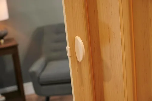 Miniatura 3 de LTL Home Products Homestyle Echo - Puerta plegable de PVC (36 pulgadas), color marrón Madera clara