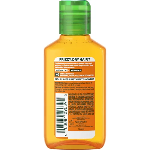 Miniatura 2 de Garnier Hair Care Fructis Sleek & Shine Champú, acondicionador y tratamiento de aceite de argán marroquí, para cabello encrespado y seco. Elegante