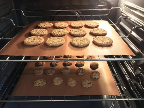 Miniatura 7 de Set de 5 bandejas Aoocan. Bandejas 100 % autoadherentes para asar a la parrilla y hornear. Aprobadas por FDA, libres de PFOA. Reutilizables