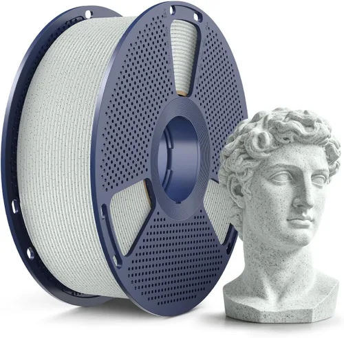 Miniatura 13 de SUNLU Filamento PLA de madera de 0.069 pulgadas, filamento de impresora 3D de fibra de madera real, textura y aroma de madera natural, sin