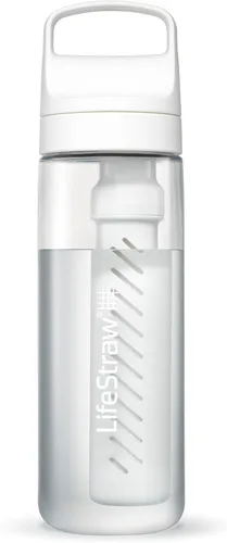 Miniatura 25 de LifeStraw Serie Go – Botella de filtro de agua sin BPA para viajes y uso diario, elimina bacterias, parásitos y microplásticos, mejora el sabor, 1L