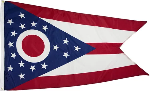 Miniatura 75 de FlagSource Bandera del estado de nailon de Iowa, fabricada en los Estados Unidos, 4 x 6 pies Iowa 4x6